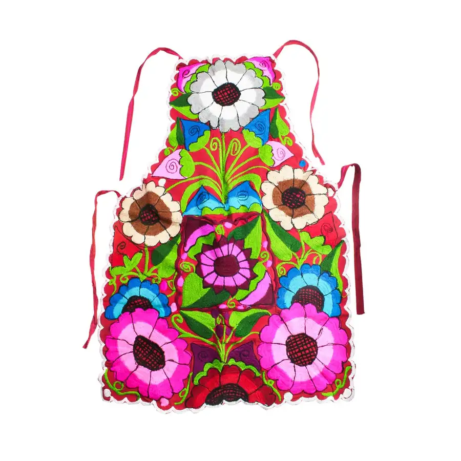 Embroidered Floral Apron - Image 17