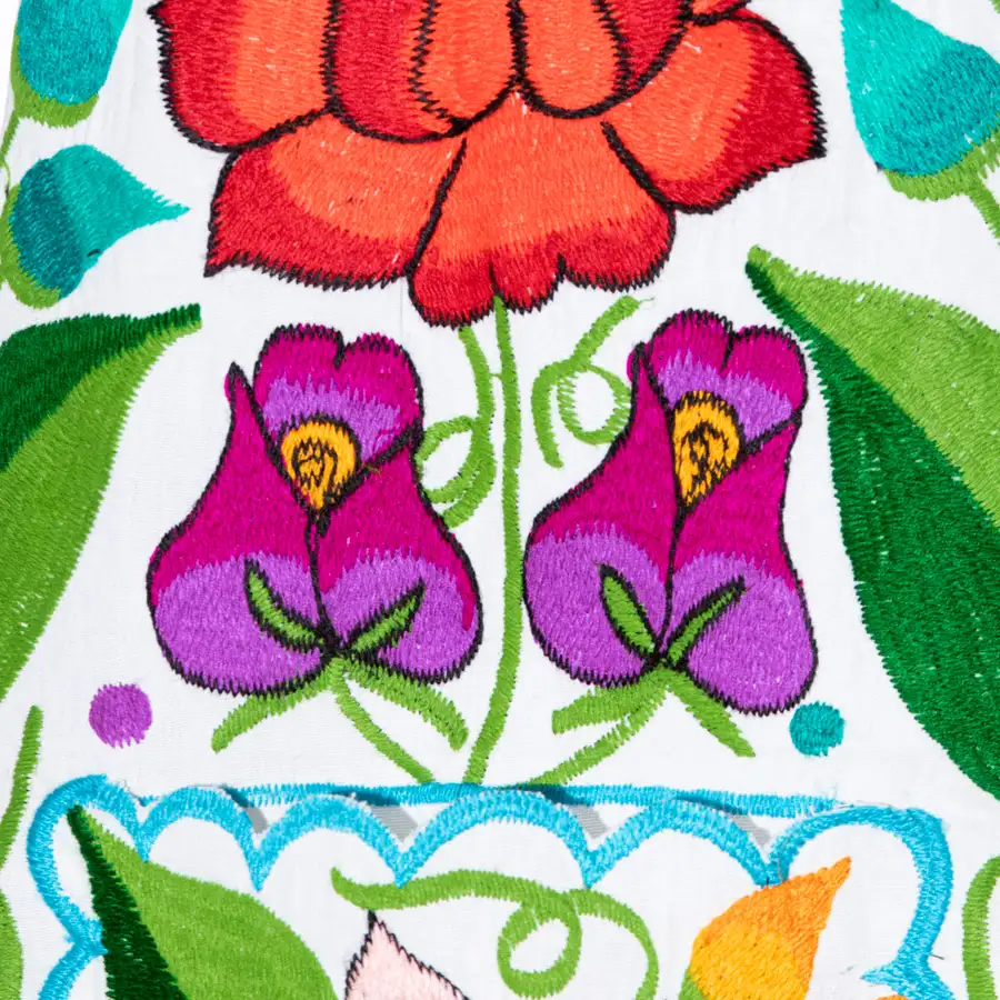 Embroidered Floral Apron - Image 8