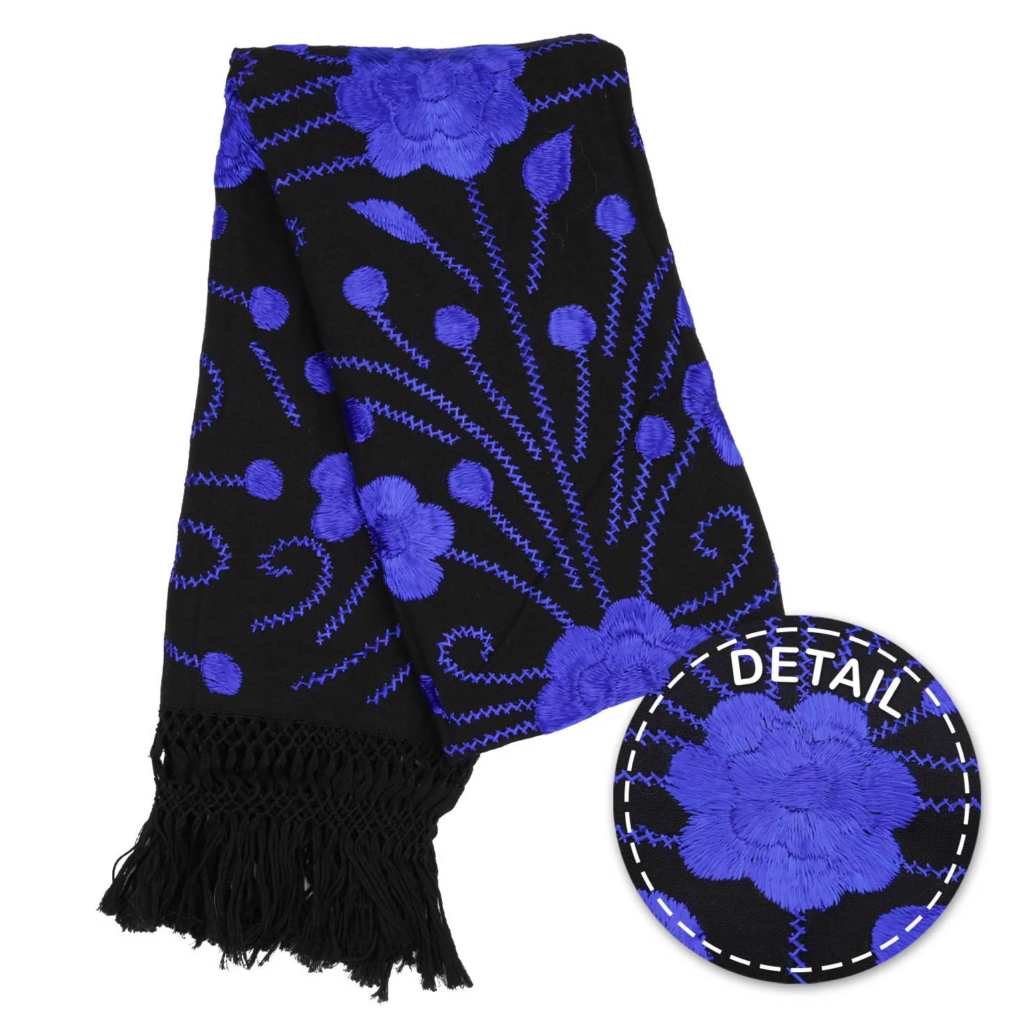 Floral Embroidery Rebozo - Image 20