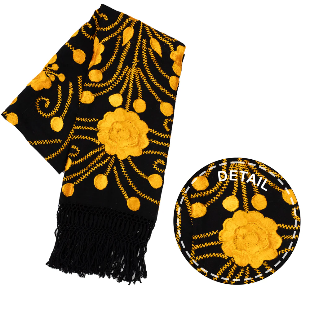 Floral Embroidery Rebozo - Image 25