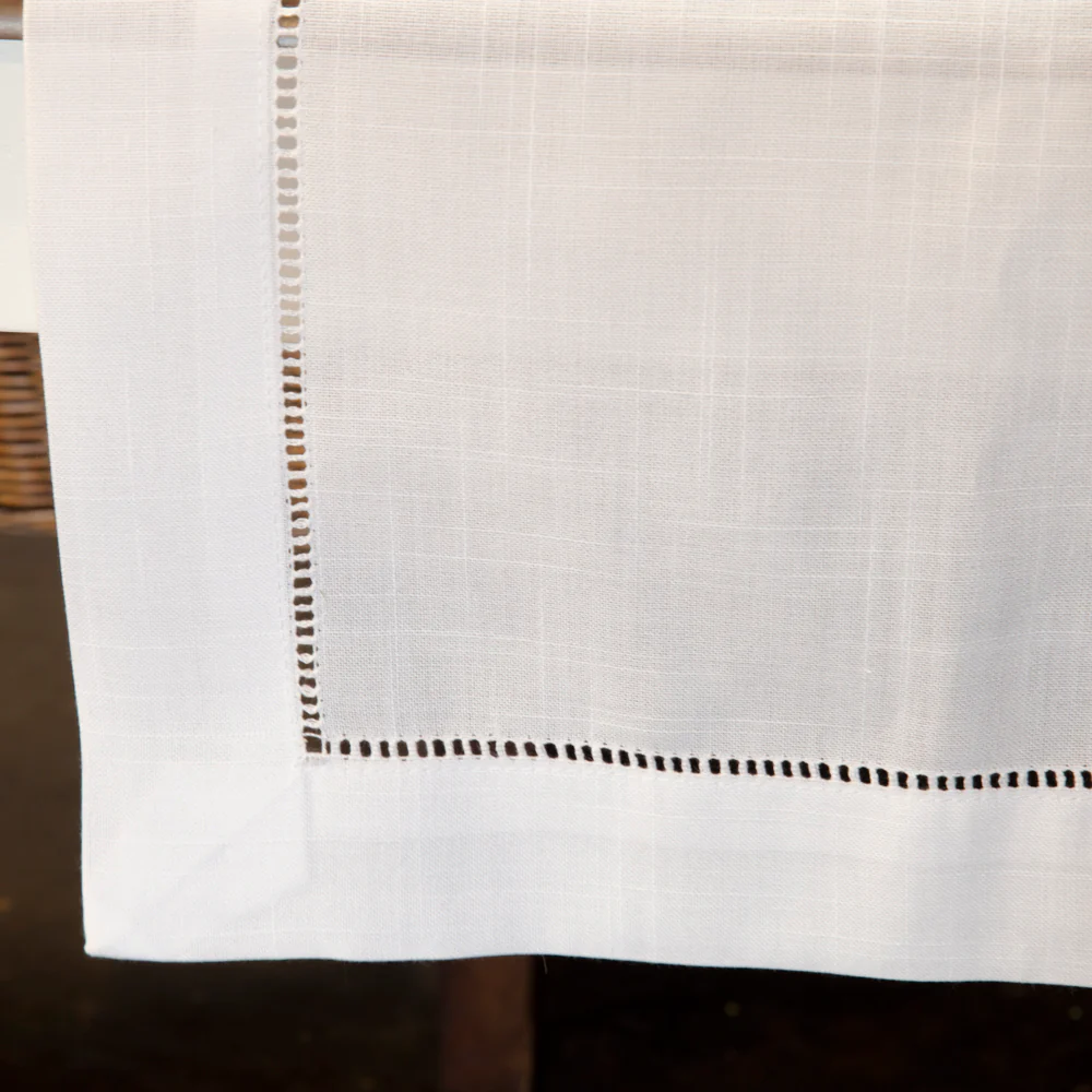 Fresh Linen Deshilado Table Runner - Image 13