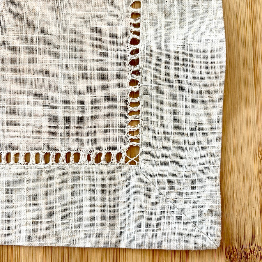 Fresh Linen Deshilado Table Runner - Image 4