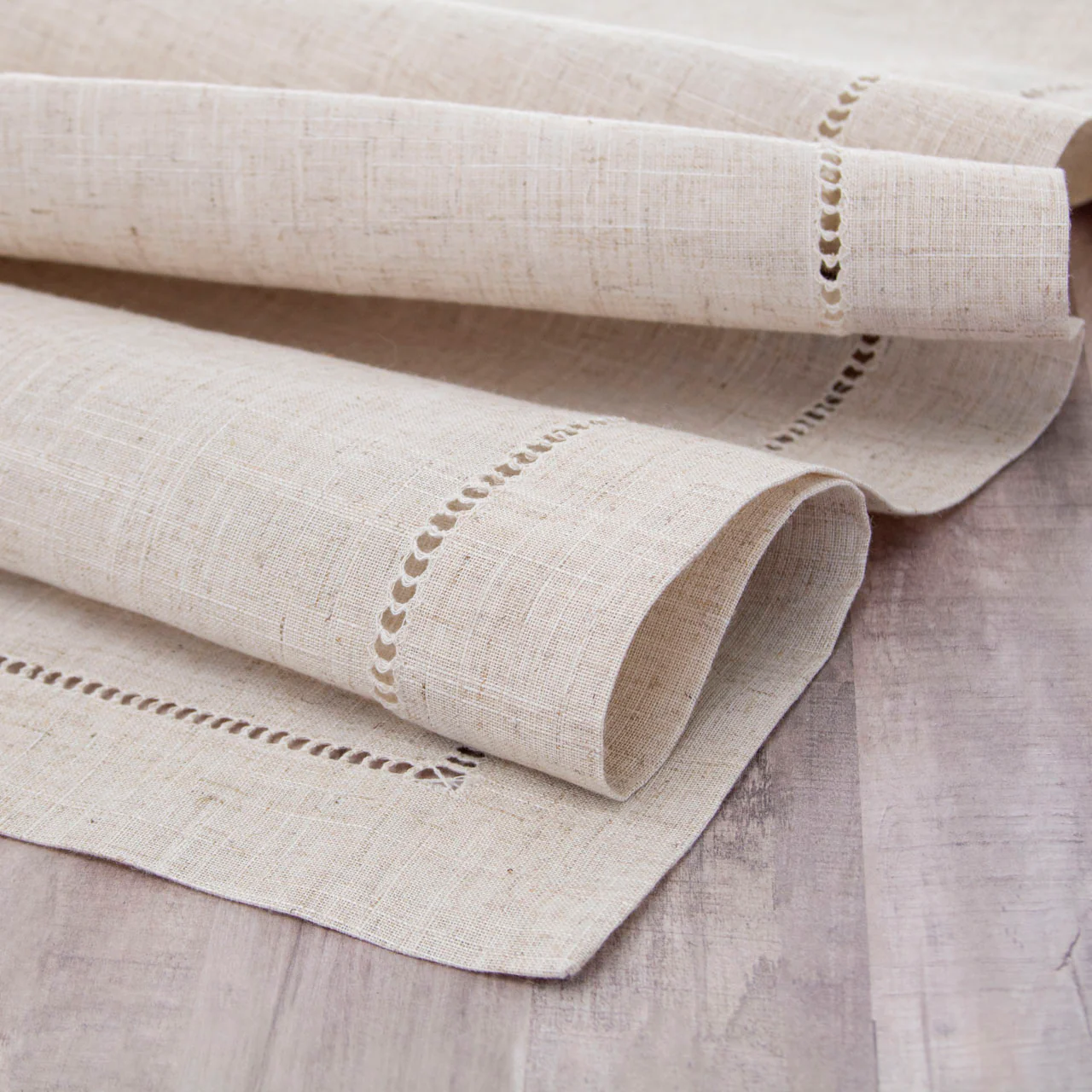 Fresh Linen Deshilado Table Runner - Image 7