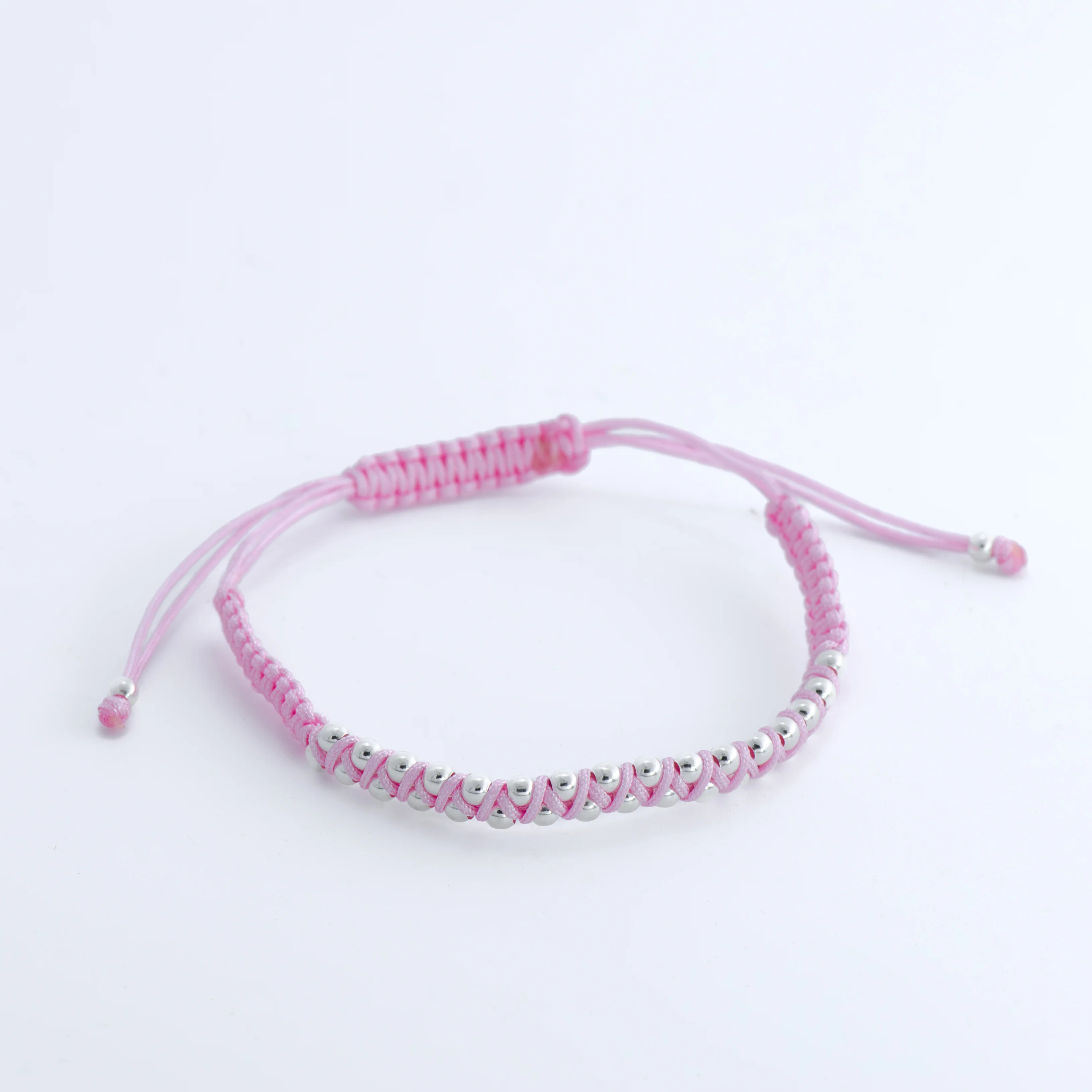 Garita Woven Bracelet with Sterling Silver Beads - Image 8