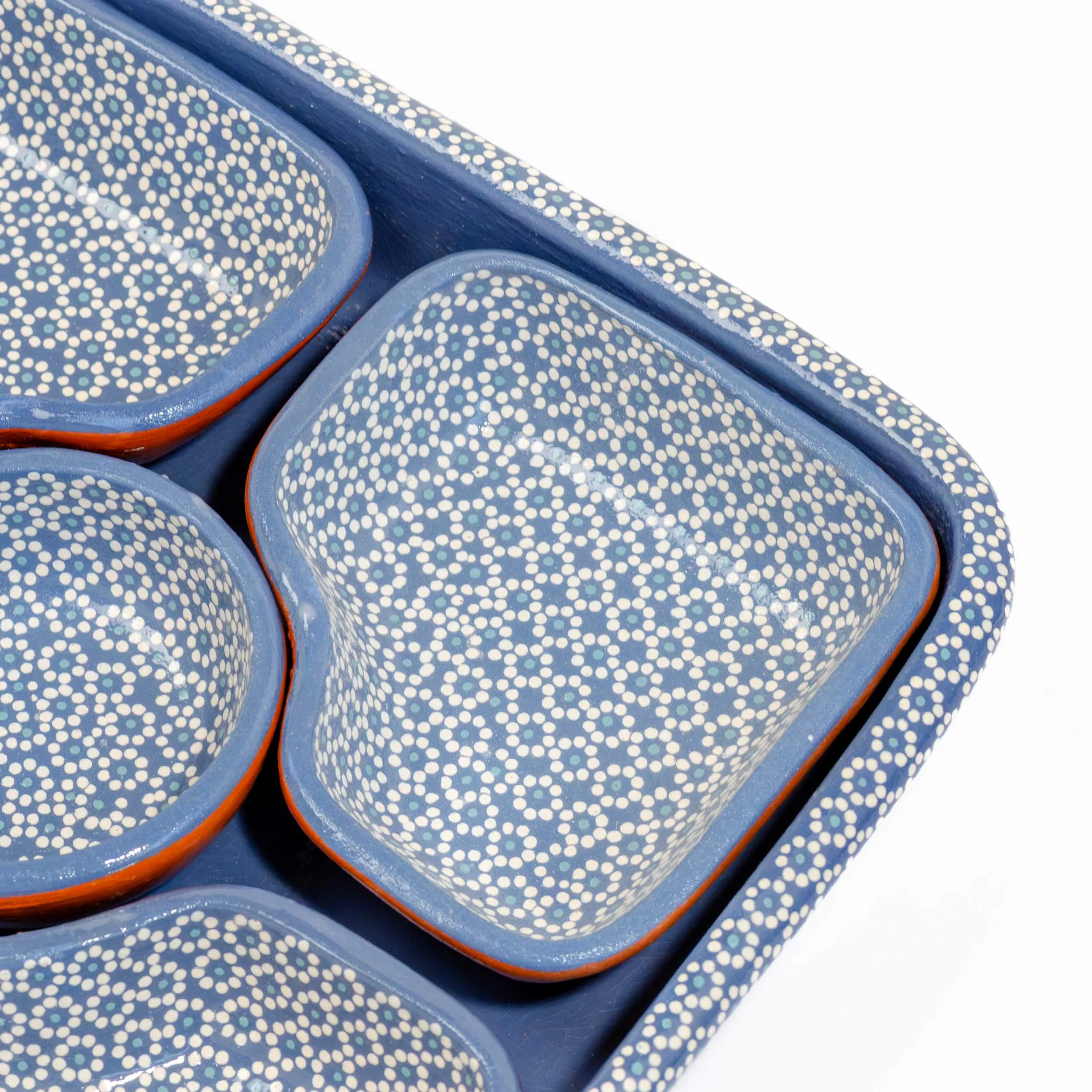 Hand-Painted Capula Modular 6-Piece Serving Set - Image 6