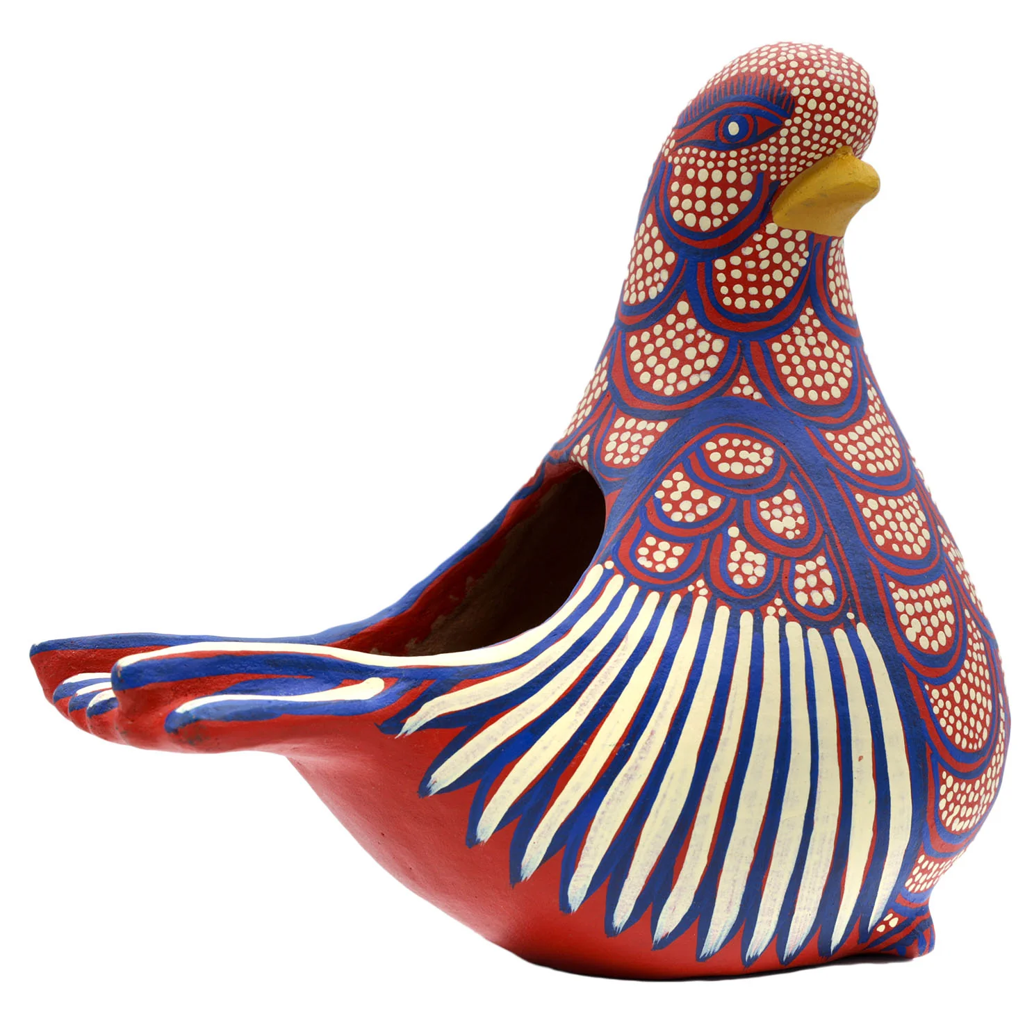 Hand-Painted Clay Doves - Image 3