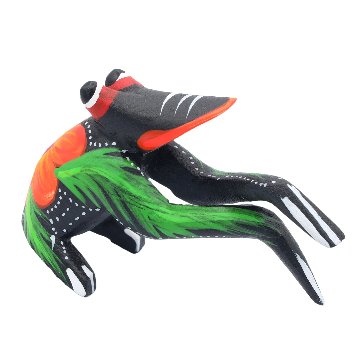 Hand Painted Frog Wooden Figurine Alebrije - Image 10