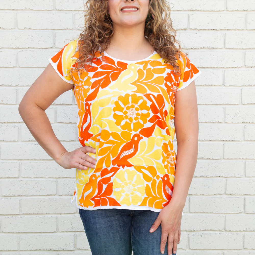 Jalapa Full Embroidery Huipil Blouse - Image 15