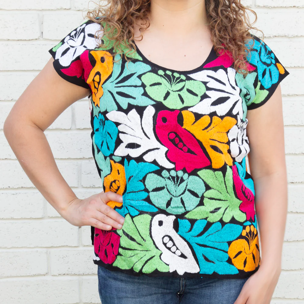 Jalapa Full Embroidery Huipil Blouse - Image 18