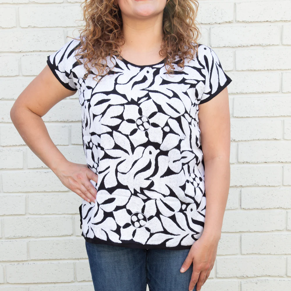 Jalapa Full Embroidery Huipil Blouse - Image 19