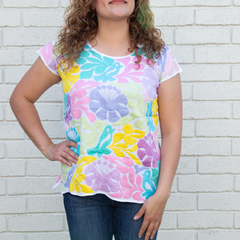 Jalapa Full Embroidery Huipil Blouse - Image 20