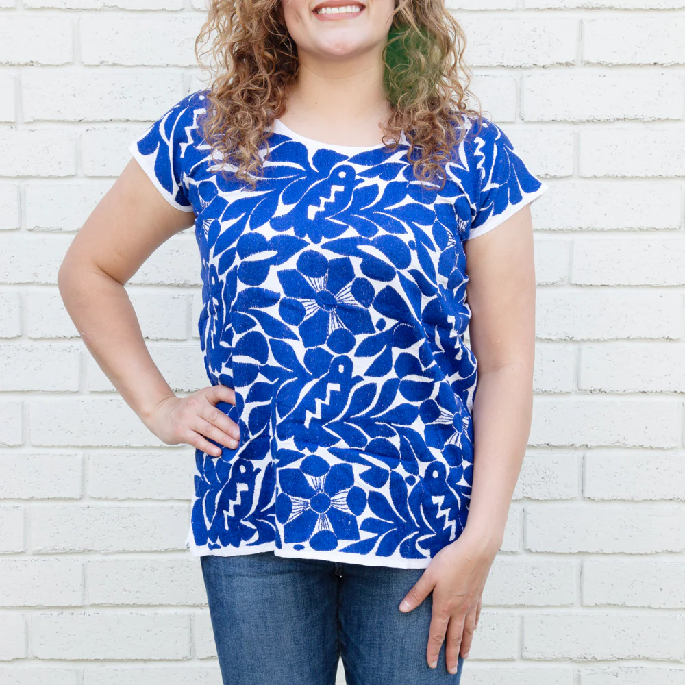 Jalapa Full Embroidery Huipil Blouse - Image 22