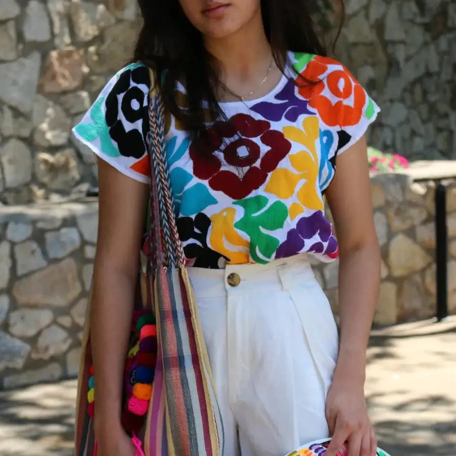 Jalapa Full Embroidery Huipil Blouse - Image 8