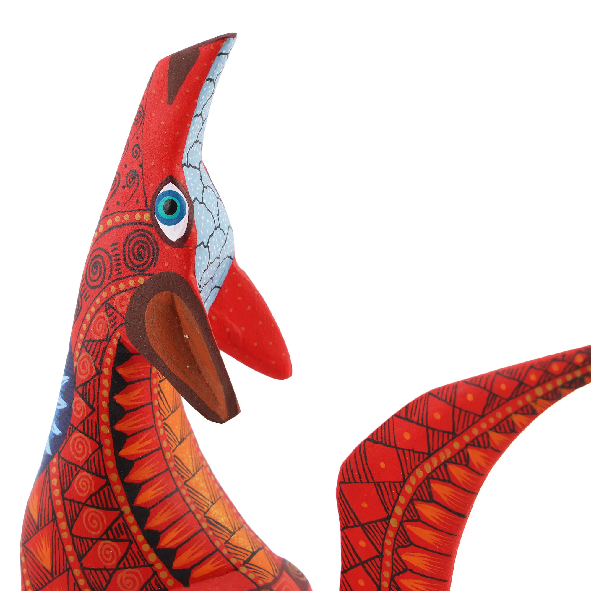 X-Large Coyote Alebrije with Frets - Image 10