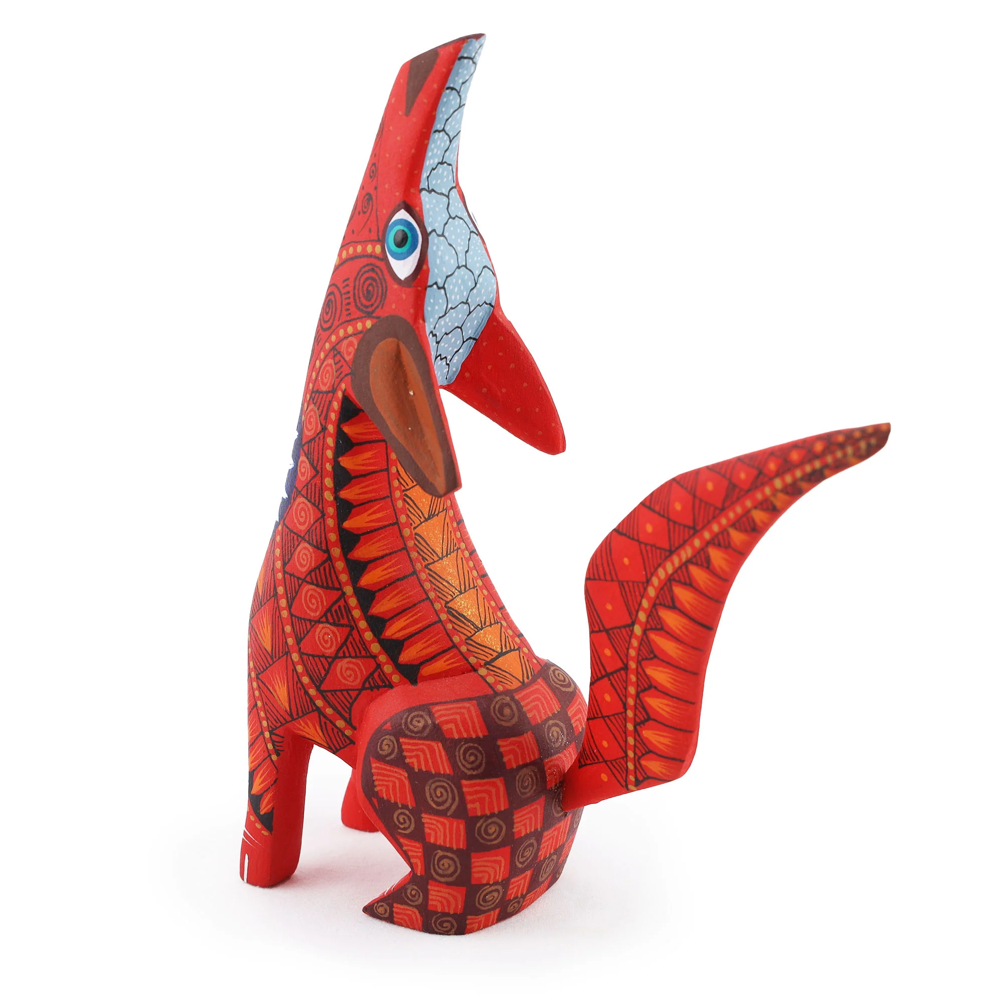 X-Large Coyote Alebrije with Frets - Image 11