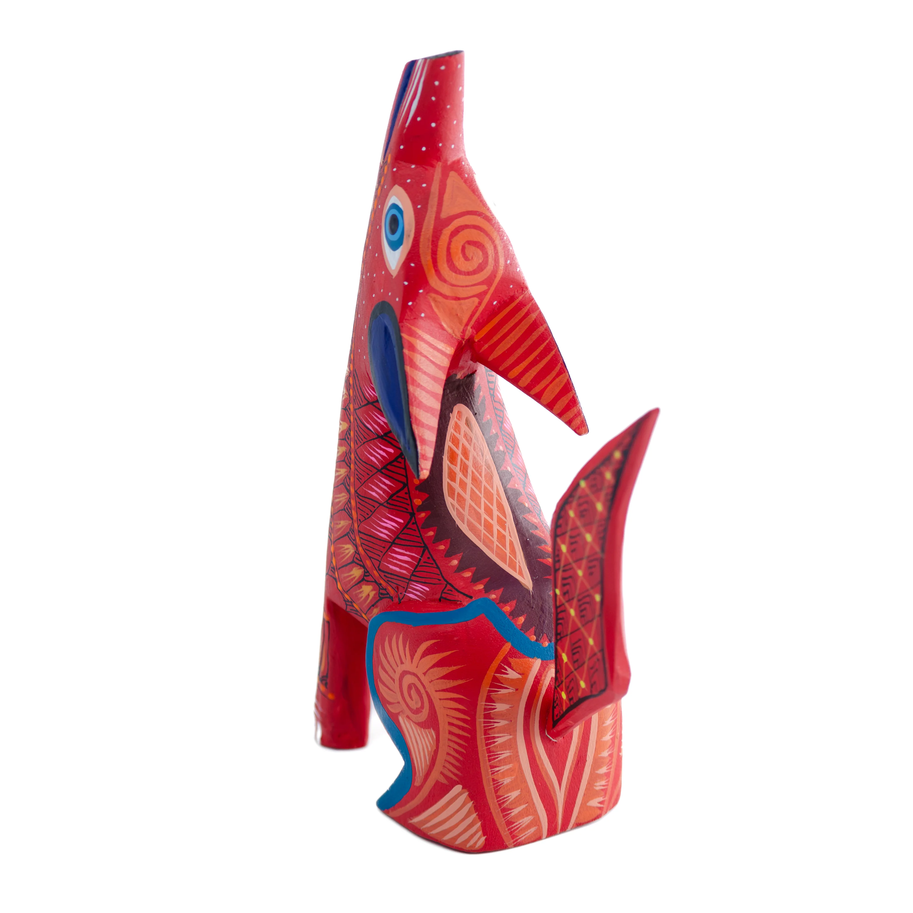 X-Large Coyote Alebrije with Frets - Image 14