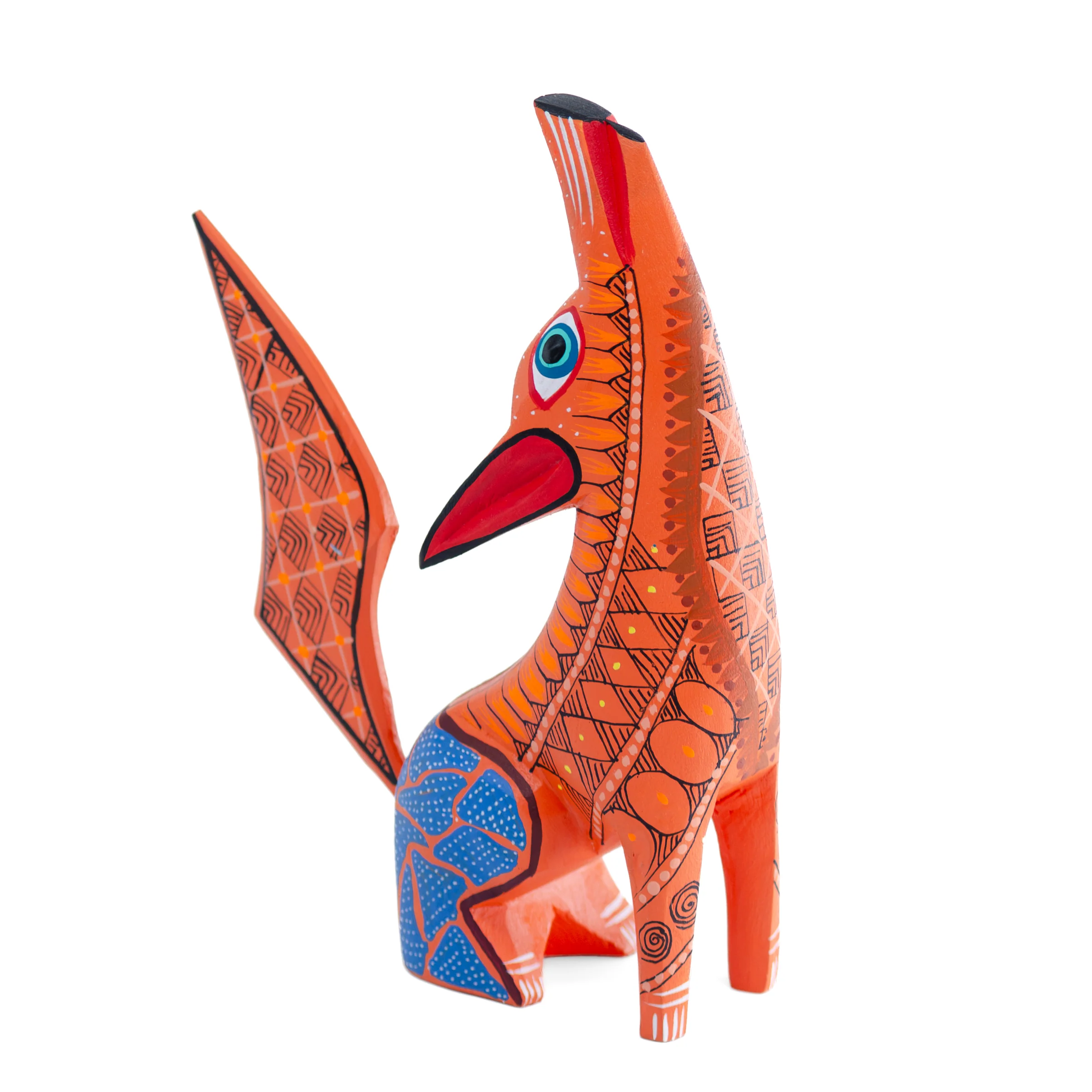 X-Large Coyote Alebrije with Frets - Image 16