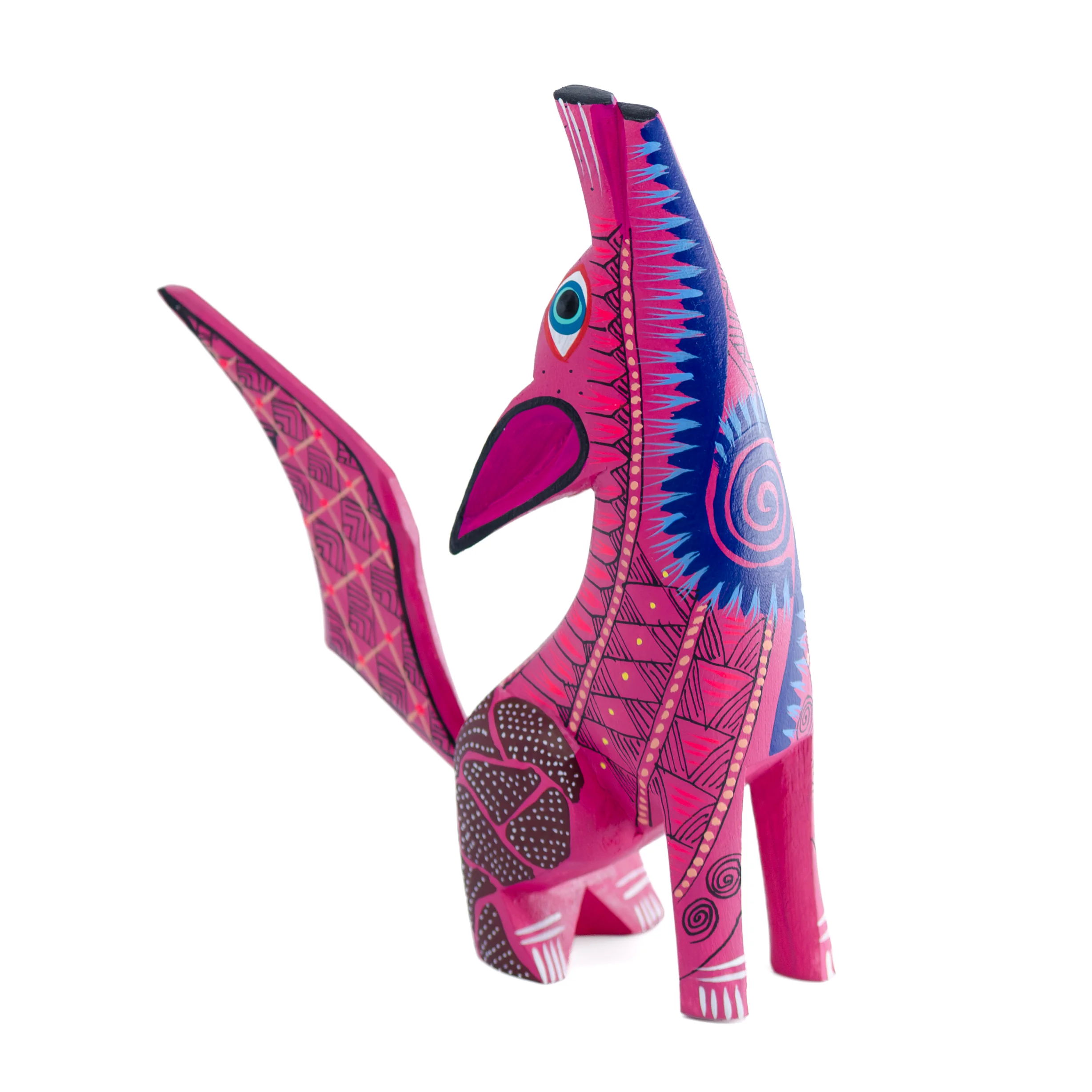 X-Large Coyote Alebrije with Frets - Image 19