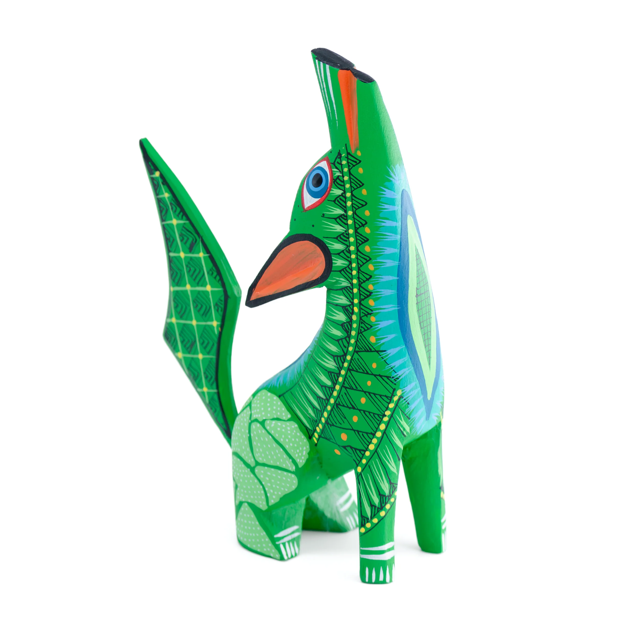 X-Large Coyote Alebrije with Frets - Image 21