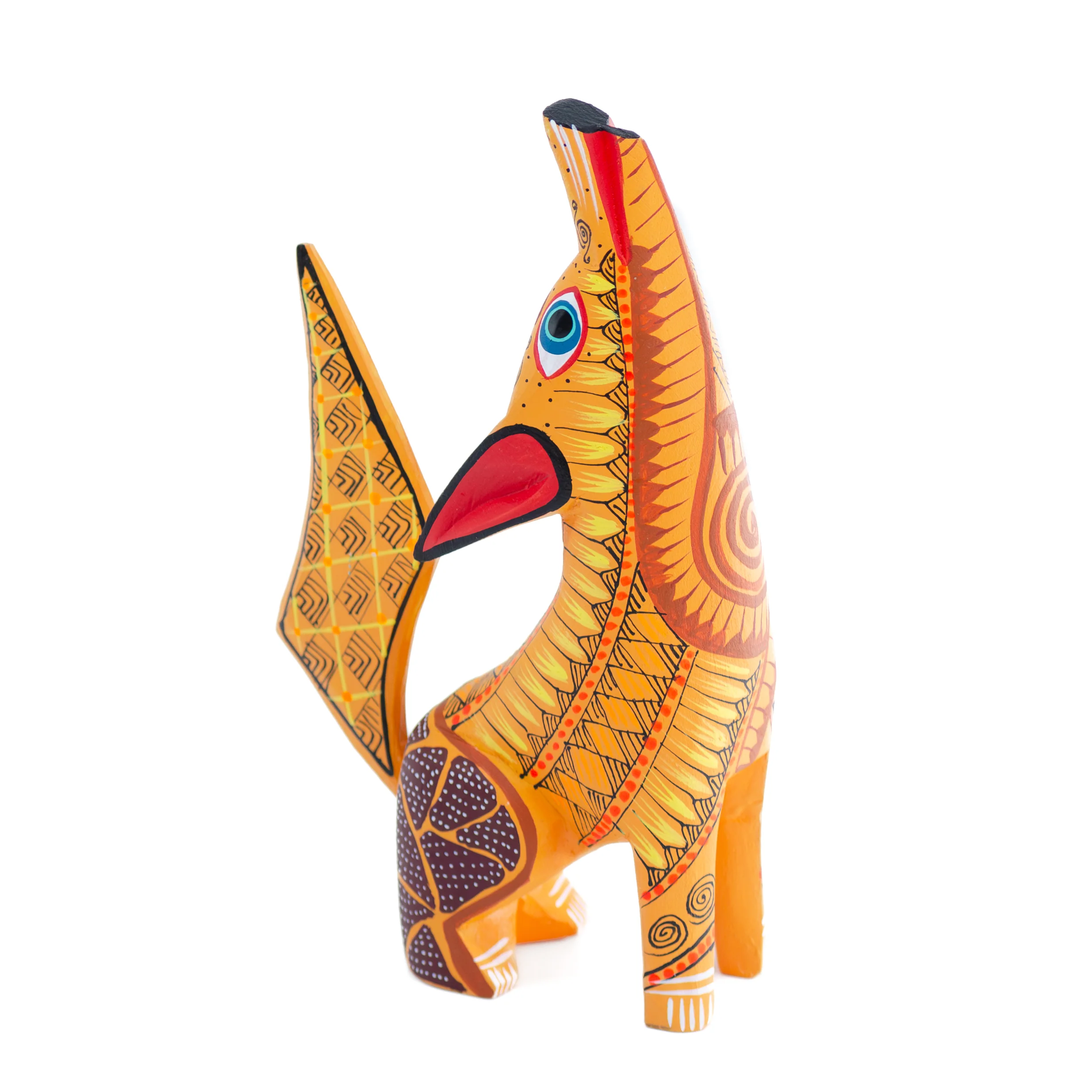 X-Large Coyote Alebrije with Frets - Image 22