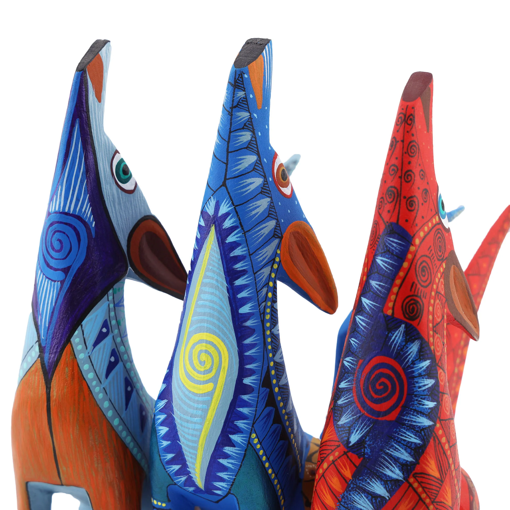 X-Large Coyote Alebrije with Frets - Image 5