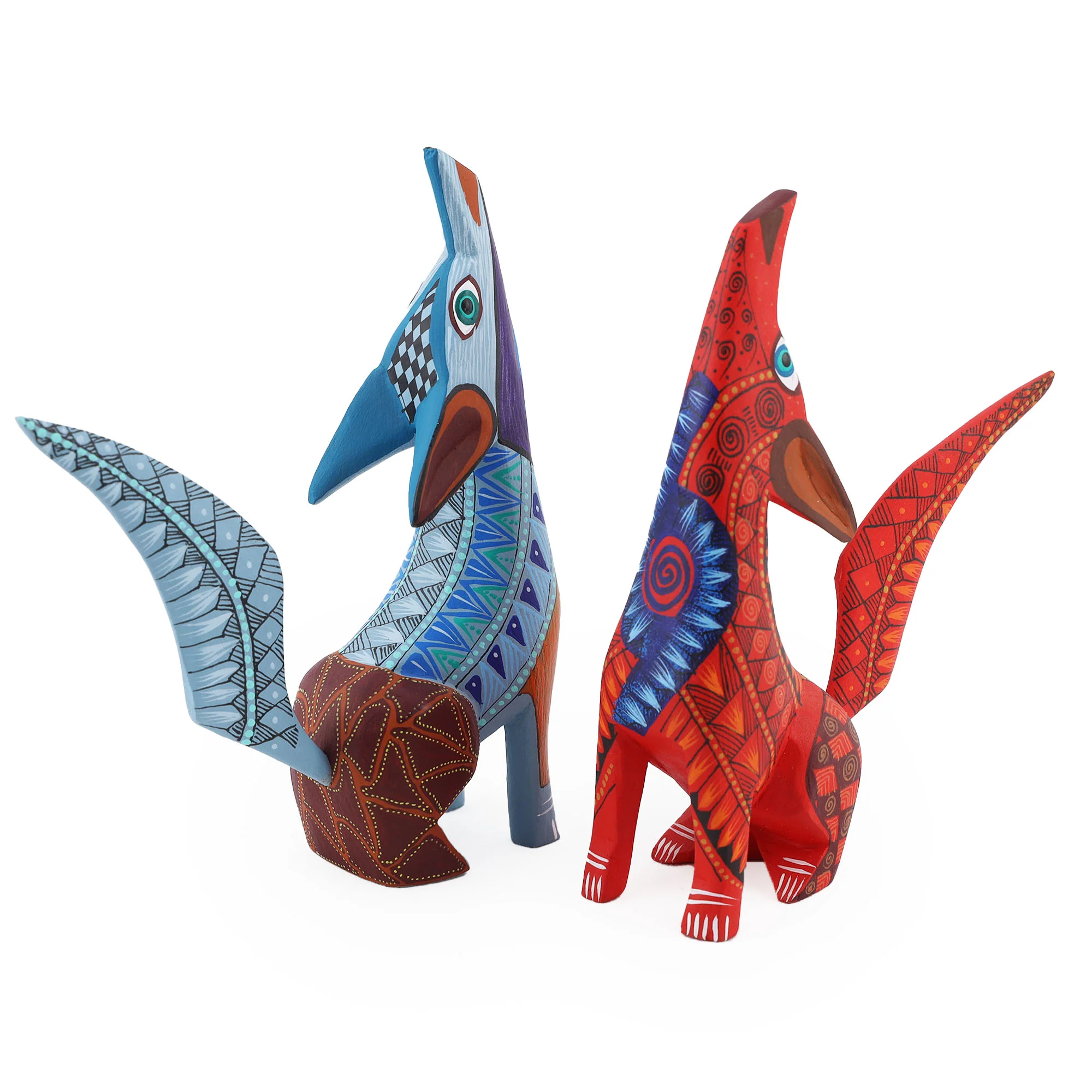 X-Large Coyote Alebrije with Frets - Image 7