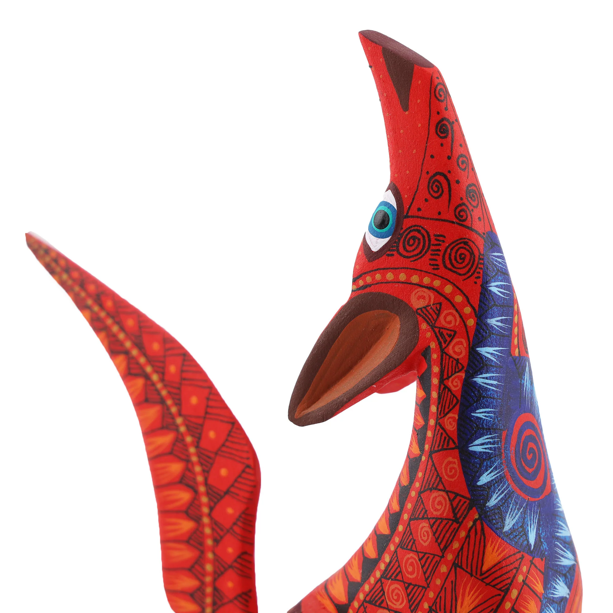 X-Large Coyote Alebrije with Frets - Image 9