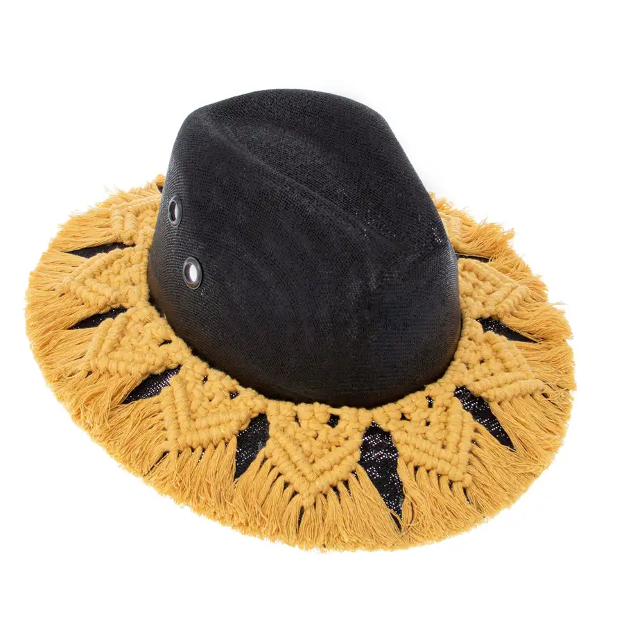Macrame Detail Hat - Image 10