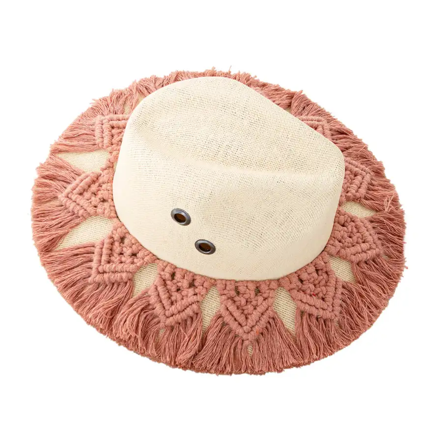 Macrame Detail Hat - Image 12