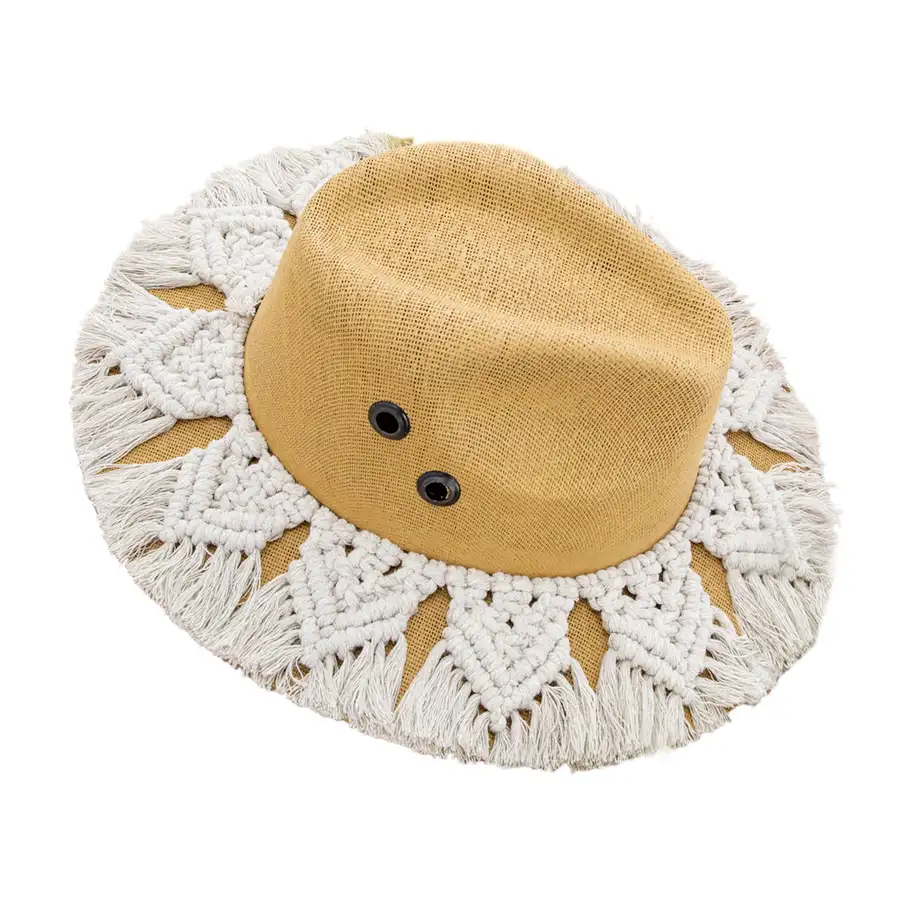 Macrame Detail Hat - Image 13