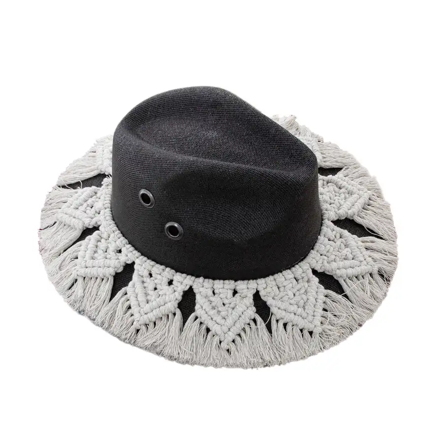 Macrame Detail Hat - Image 6