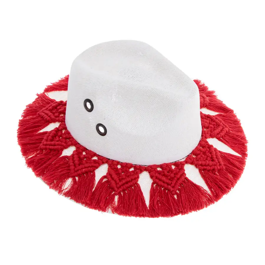 Macrame Detail Hat - Image 7