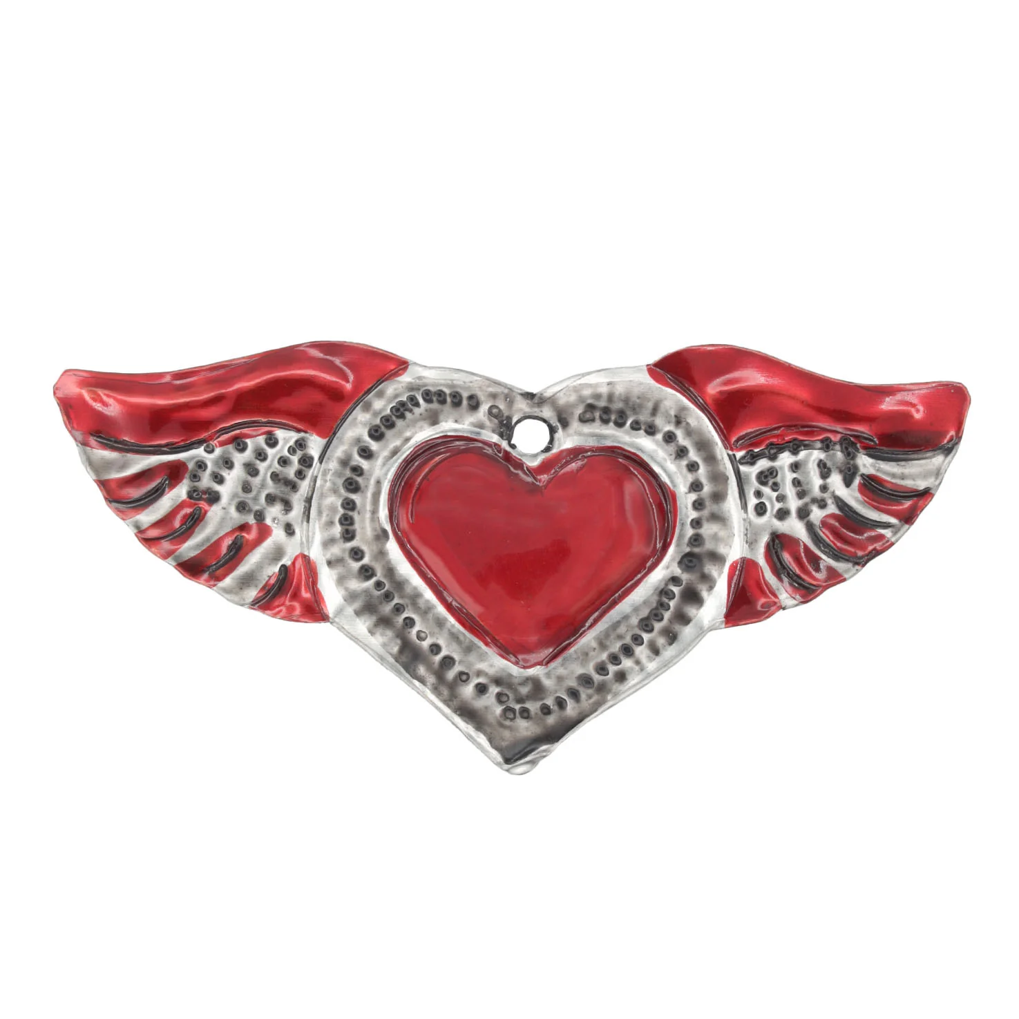 Mini Mexican Milagros Tin Hearts - Image 6