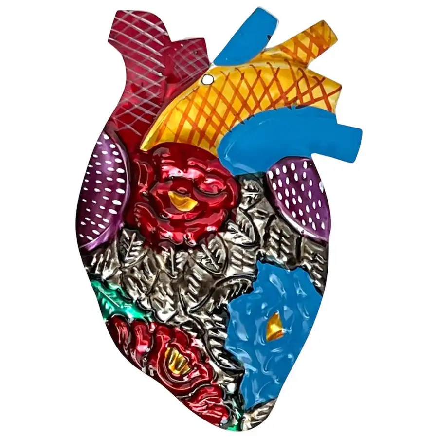 My True Heart - Medium Tin Mexican Milagro - Image 5