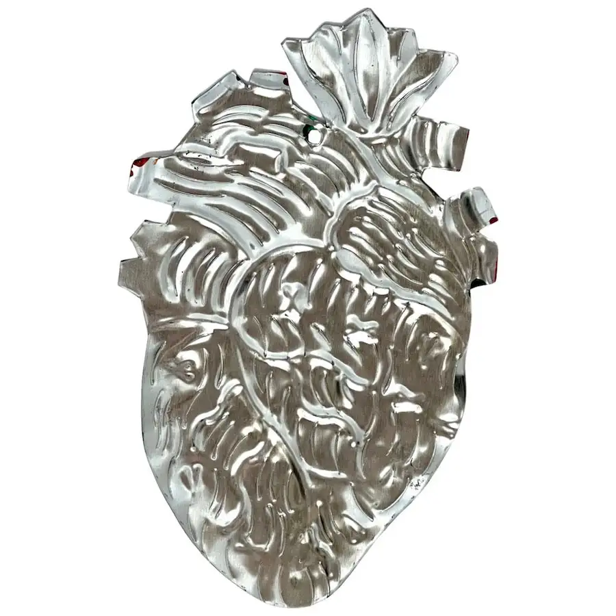 My True Heart - Medium Tin Mexican Milagro - Image 7