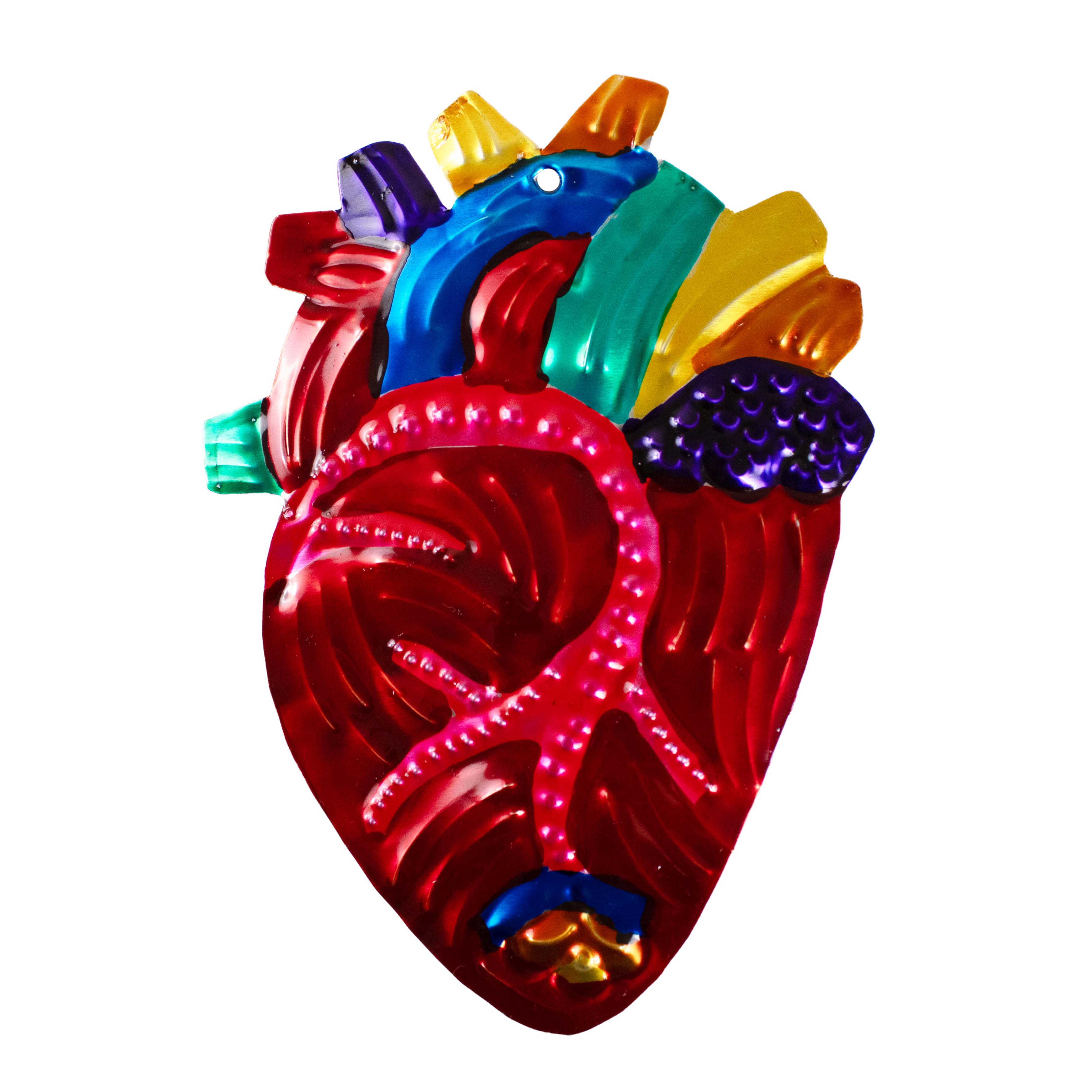 My True Heart - Medium Tin Mexican Milagro - Image 9