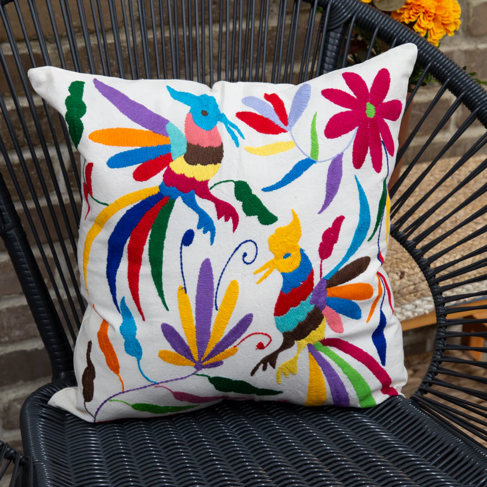 Otomí Hand-Embroidered Pillow Covers - Image 12