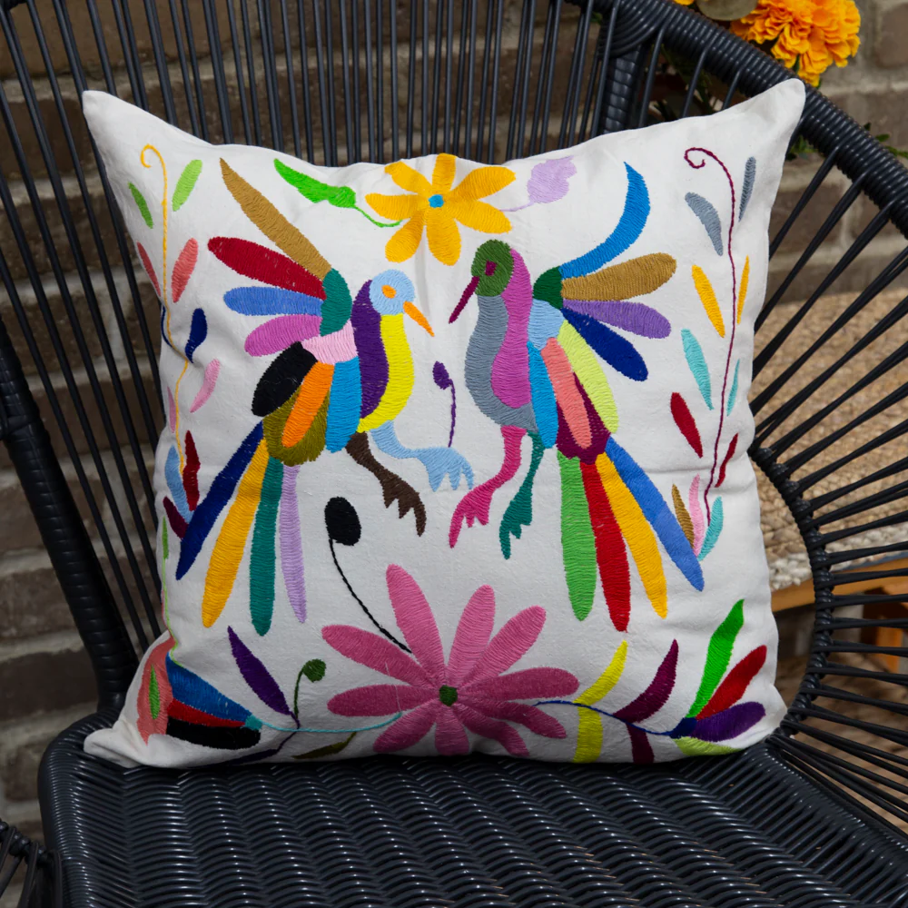 Otomí Hand-Embroidered Pillow Covers - Image 17