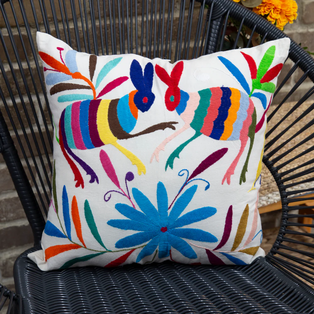Otomí Hand-Embroidered Pillow Covers - Image 20