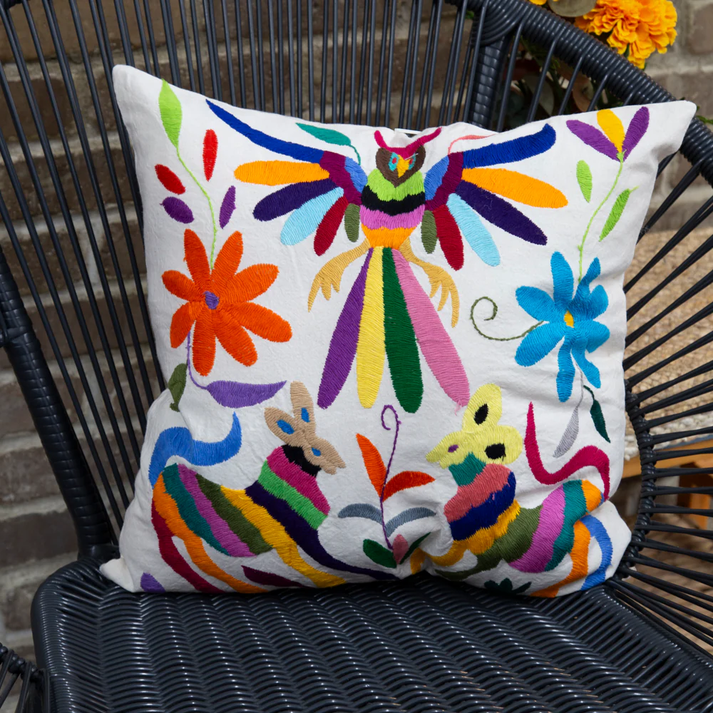 Otomí Hand-Embroidered Pillow Covers - Image 26