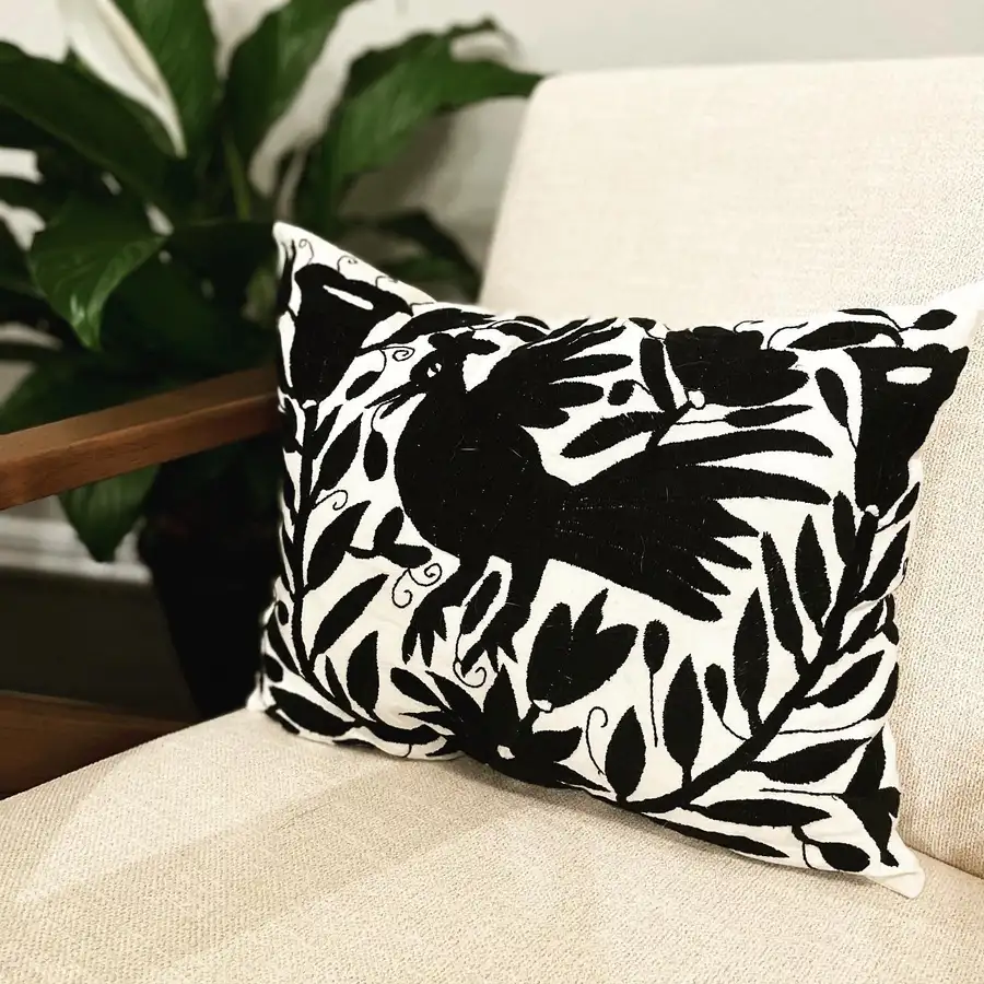 Otomí Hand-Embroidered Pillow Covers - Image 6