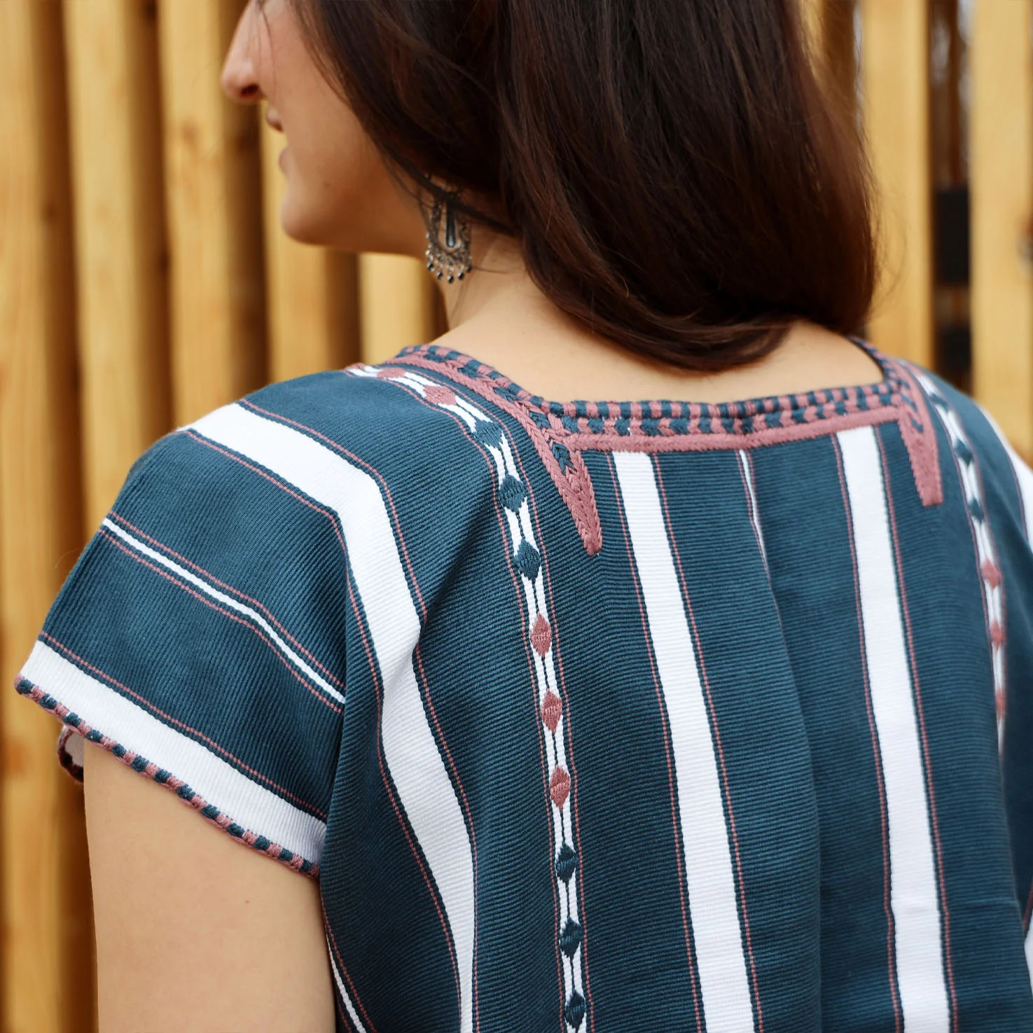 Oxchuc Not-So-Traditional Huipil Blouse - Image 5