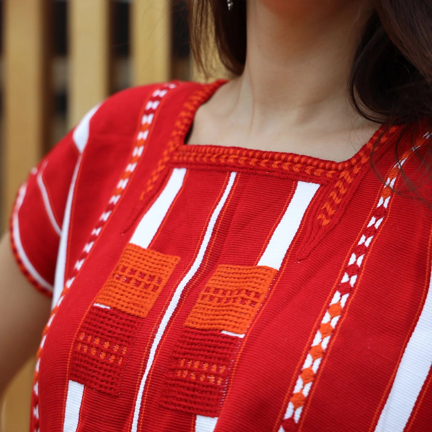 Oxchuc Not-So-Traditional Huipil Blouse - Image 8