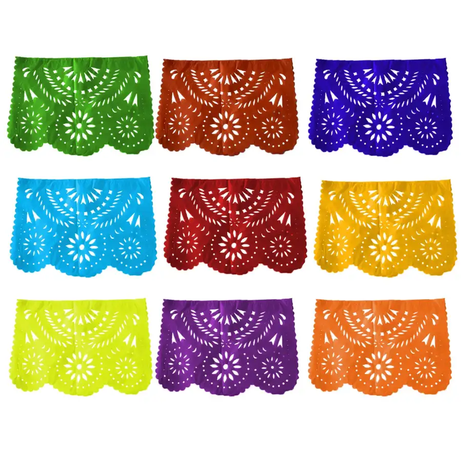 Papel Picado Traditional Banner (10 pieces) - Image 6