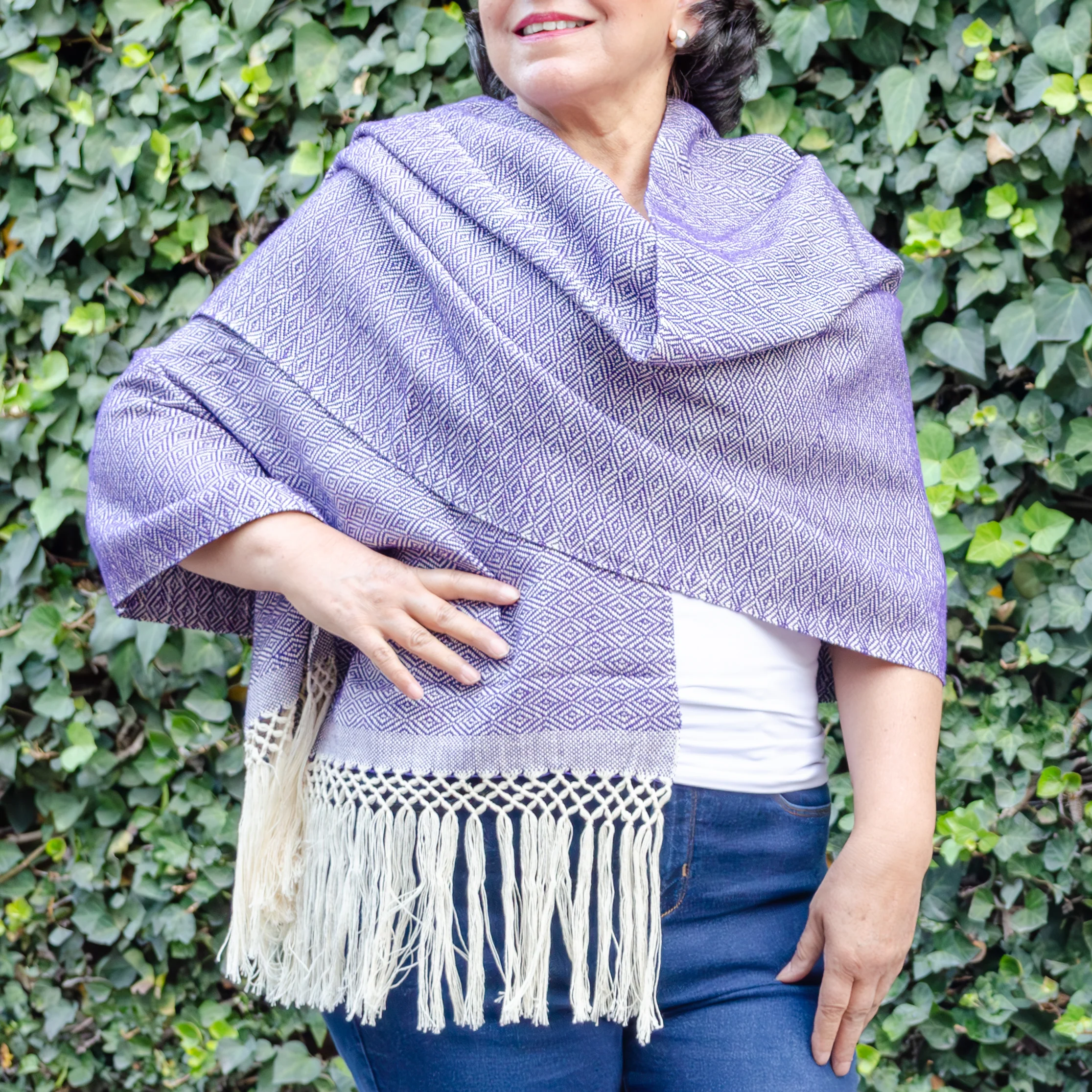 Pedal Loom Telar Woven Cozy Rebozos - Image 14