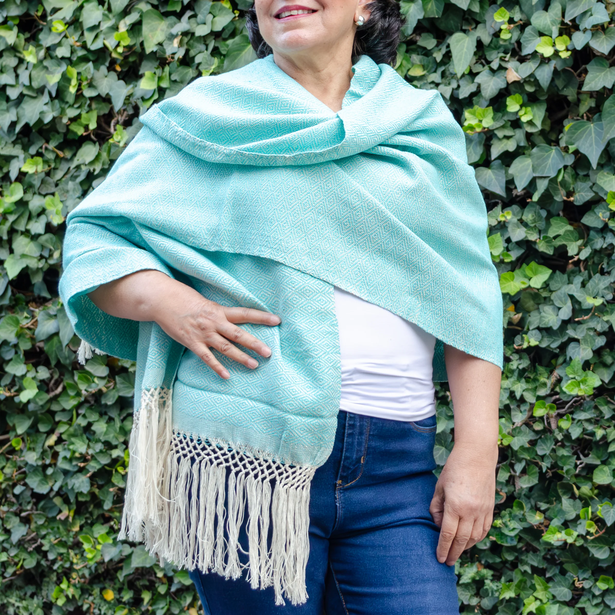 Pedal Loom Telar Woven Cozy Rebozos - Image 15