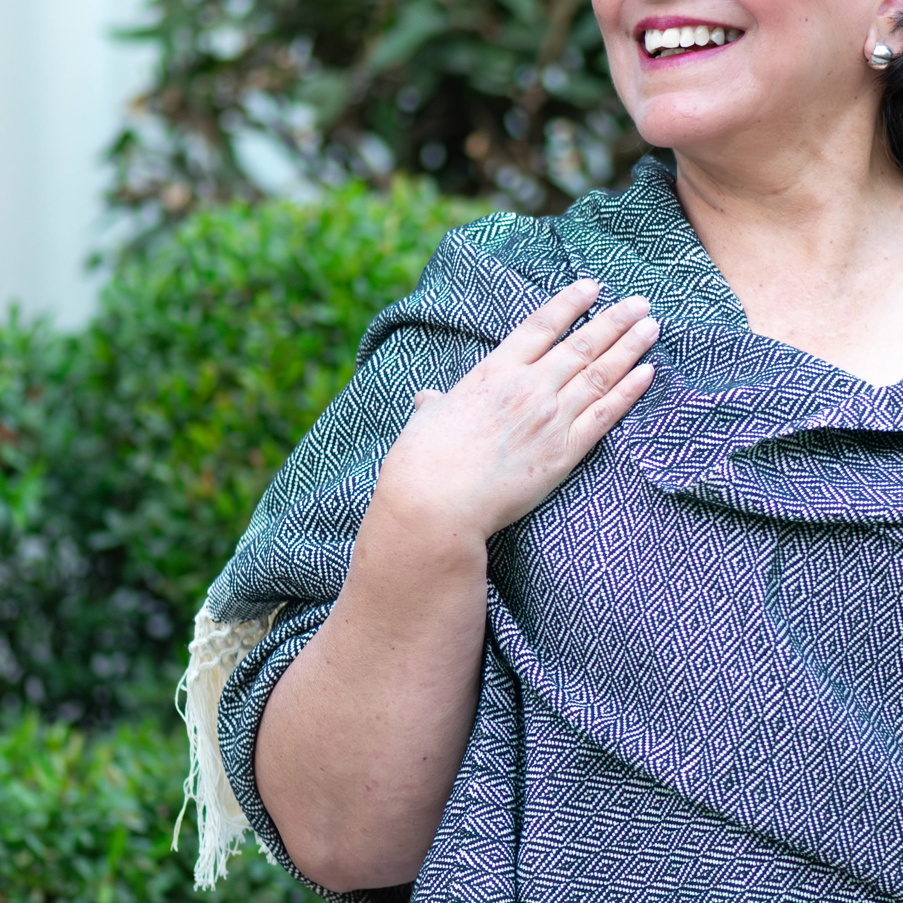 Pedal Loom Telar Woven Cozy Rebozos - Image 4