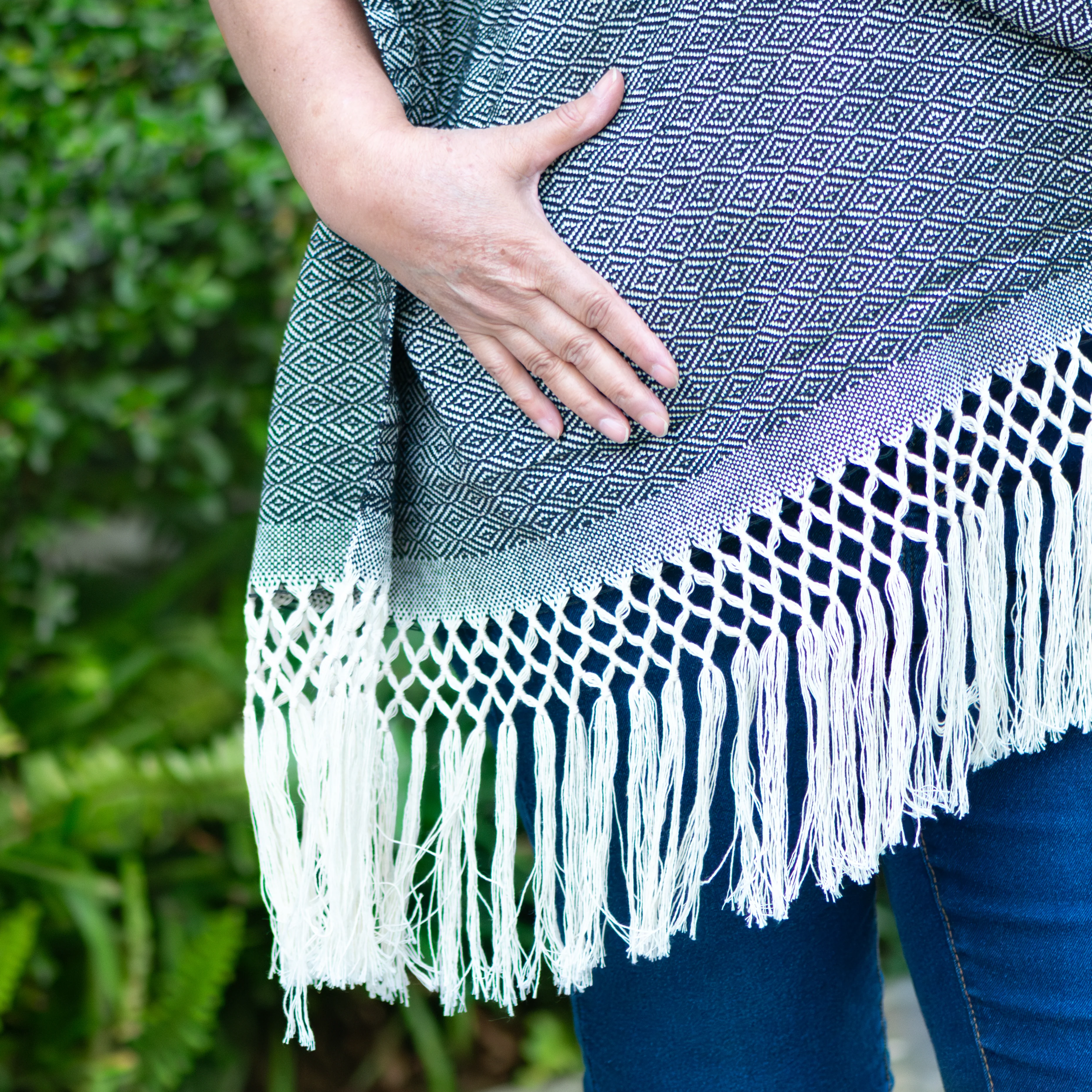 Pedal Loom Telar Woven Cozy Rebozos - Image 5