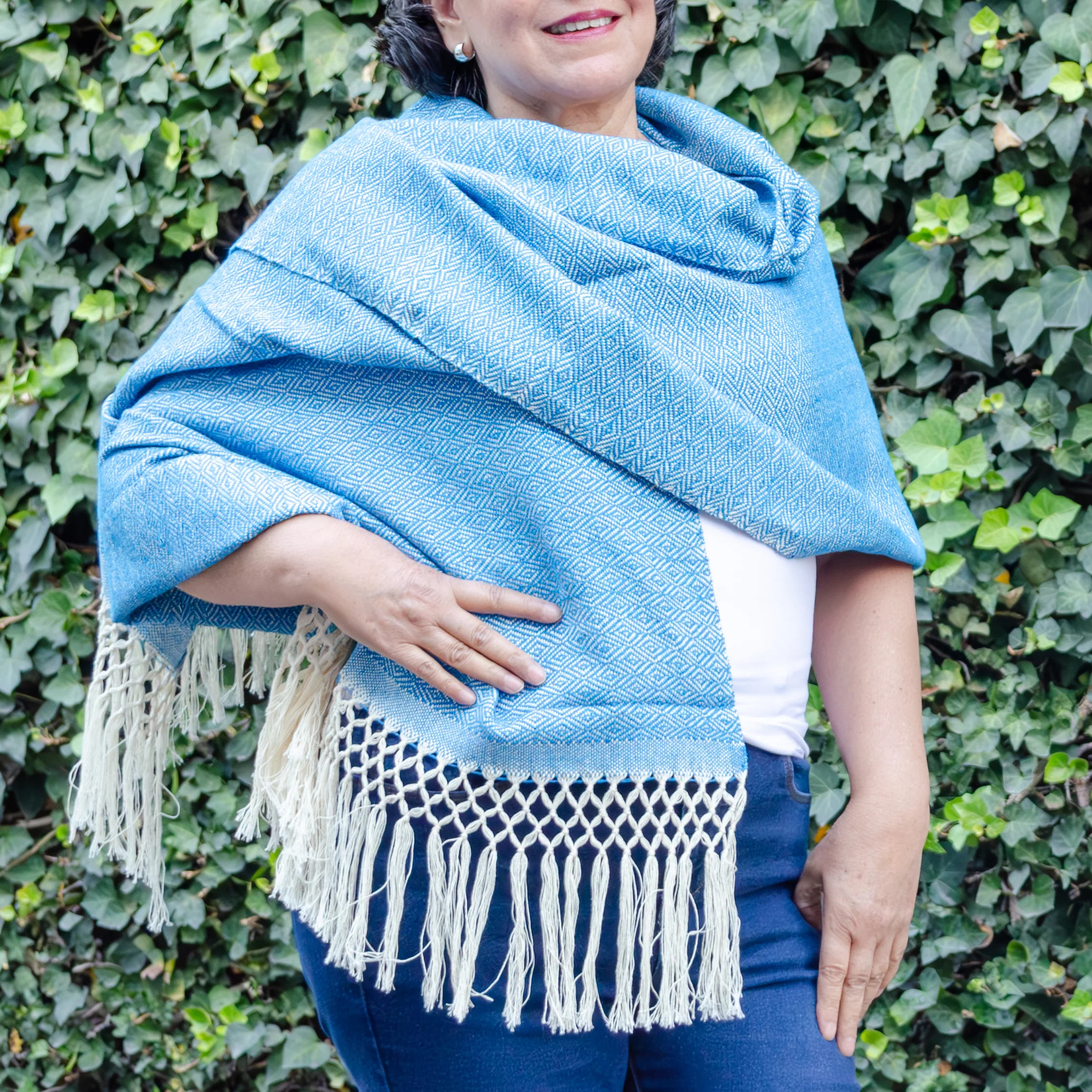 Pedal Loom Telar Woven Cozy Rebozos - Image 8