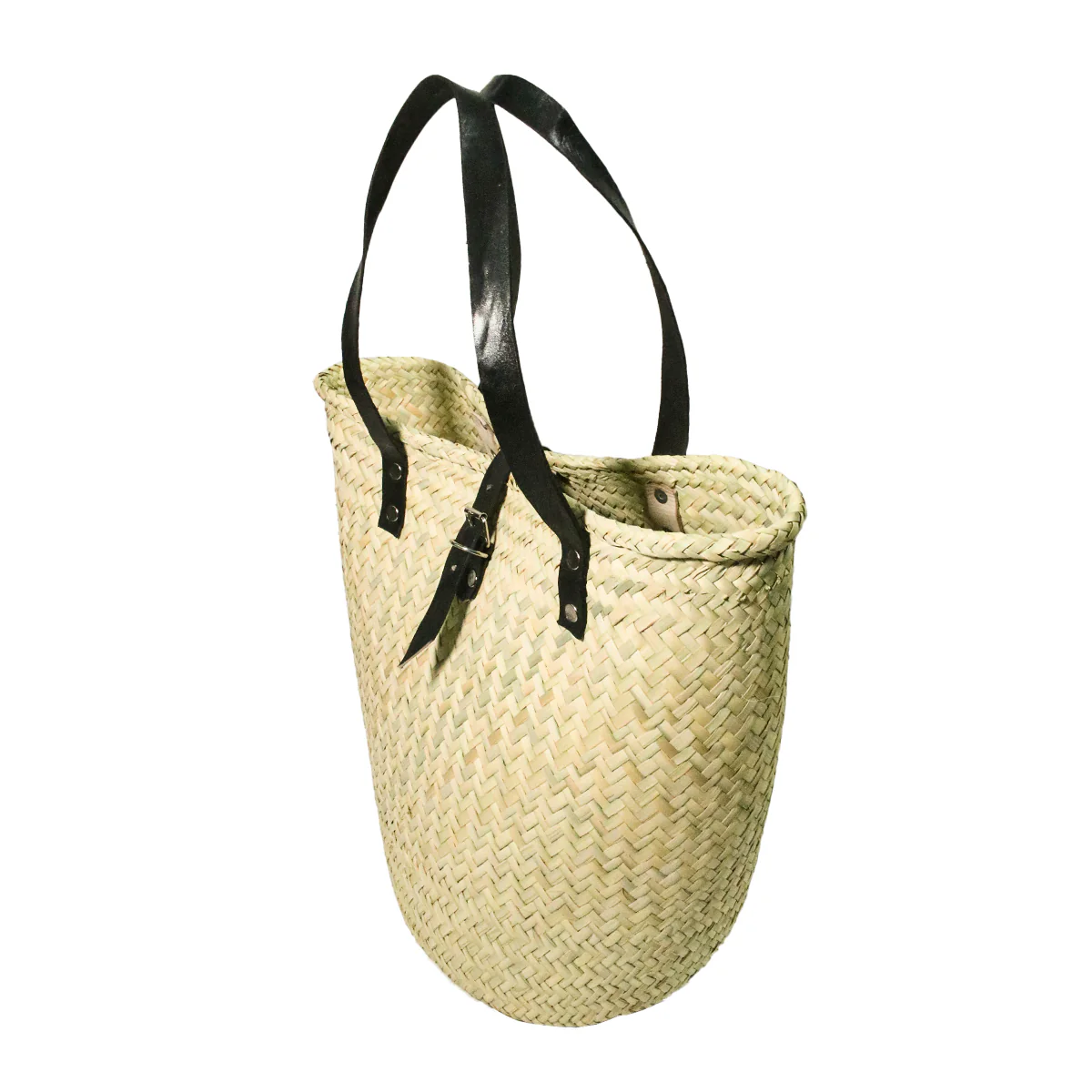 Puerto Escondido Woven Palm Large Beach Bag Tote - Image 12